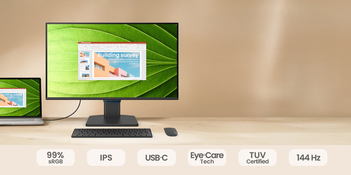 BenQ GW2790C ev ofis monitörü önden görünüm